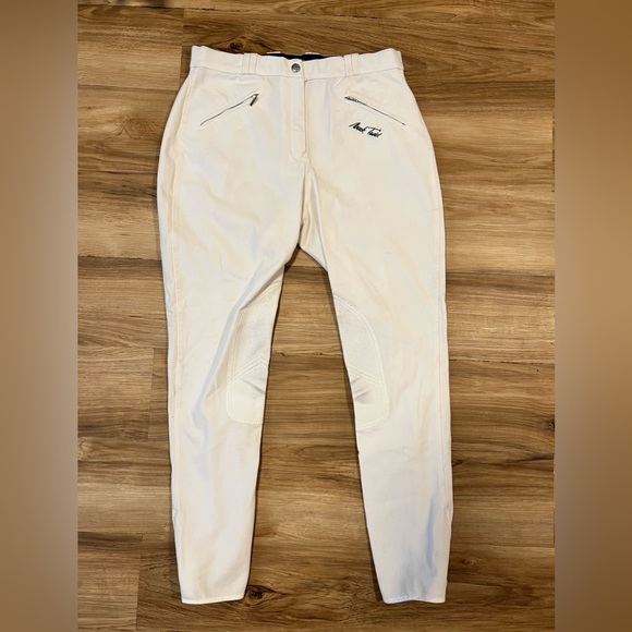 Mark Todd White Competition Breeches Size 30 - Picture 2 of 5